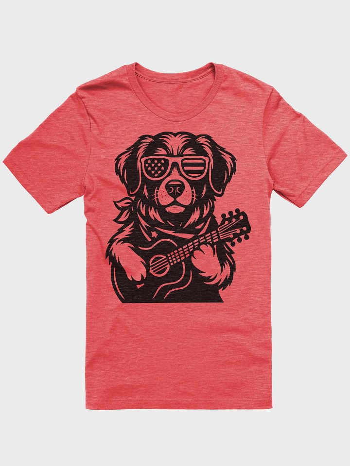 Patriotic Pup Rock Tour Look | Border Collie T-Shirt product image (1)