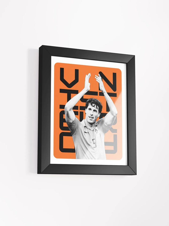 Ruud van Nistelrooy BW Netherlands Name Art Framed Print product image (2)