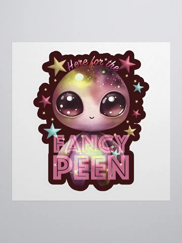 Fancy Alien Sticker (Pink/Multi) product image (1)