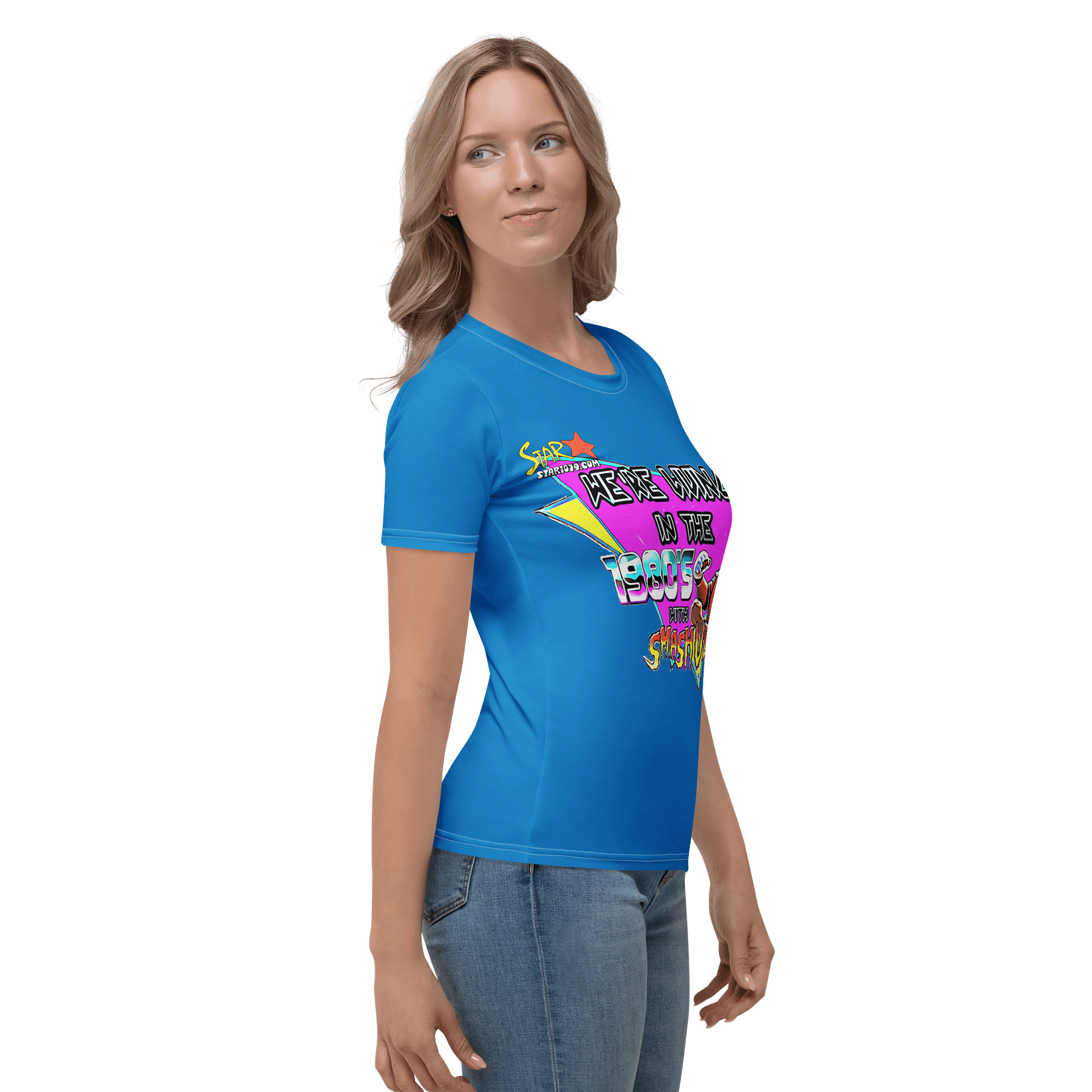 We're Living In The 1980s with Smash Ventura - All-Over Print Tee product image (4)