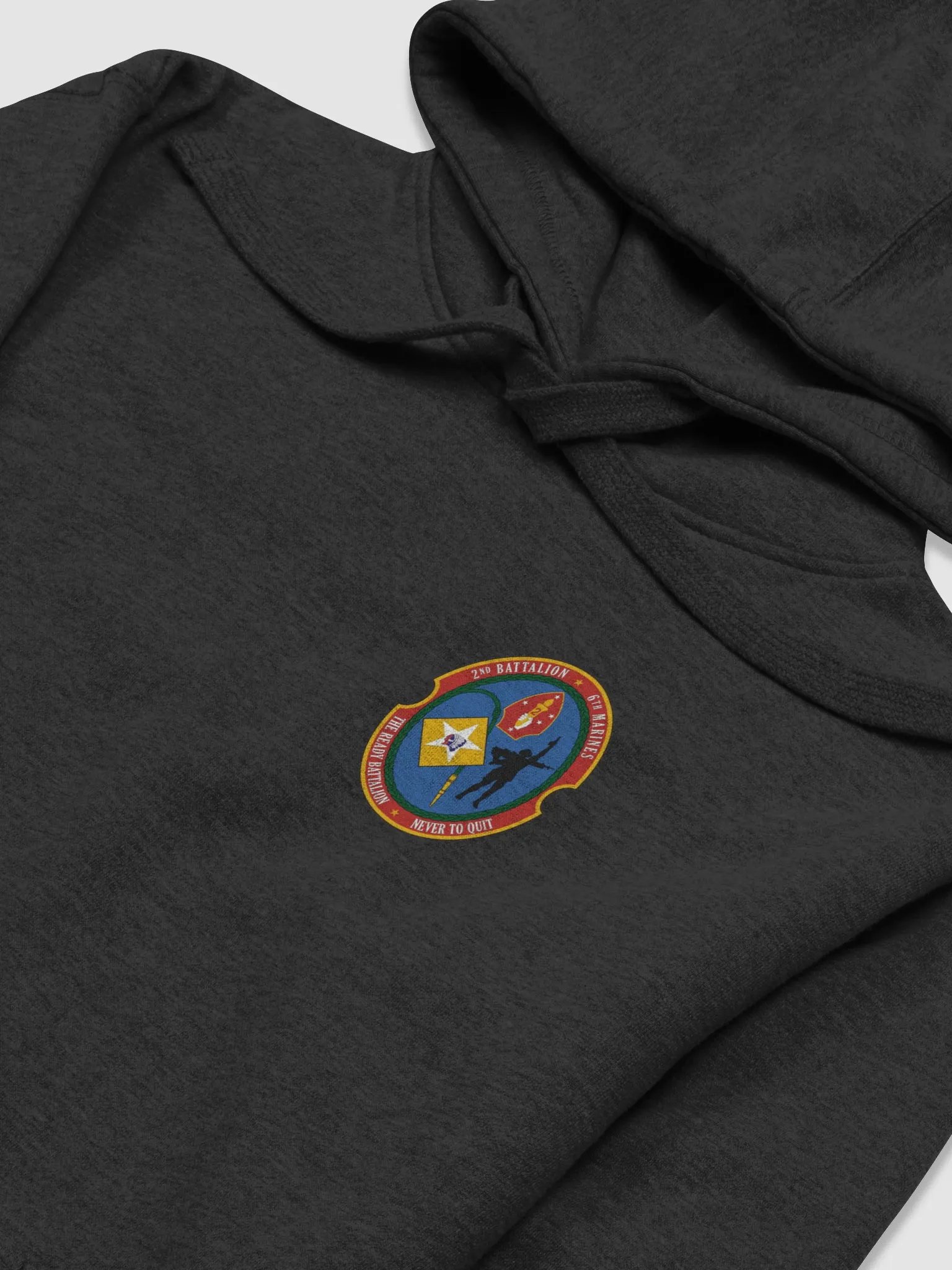 2nd Battalion 6th Marines Dark Hooded Sweatshirt product image (3)