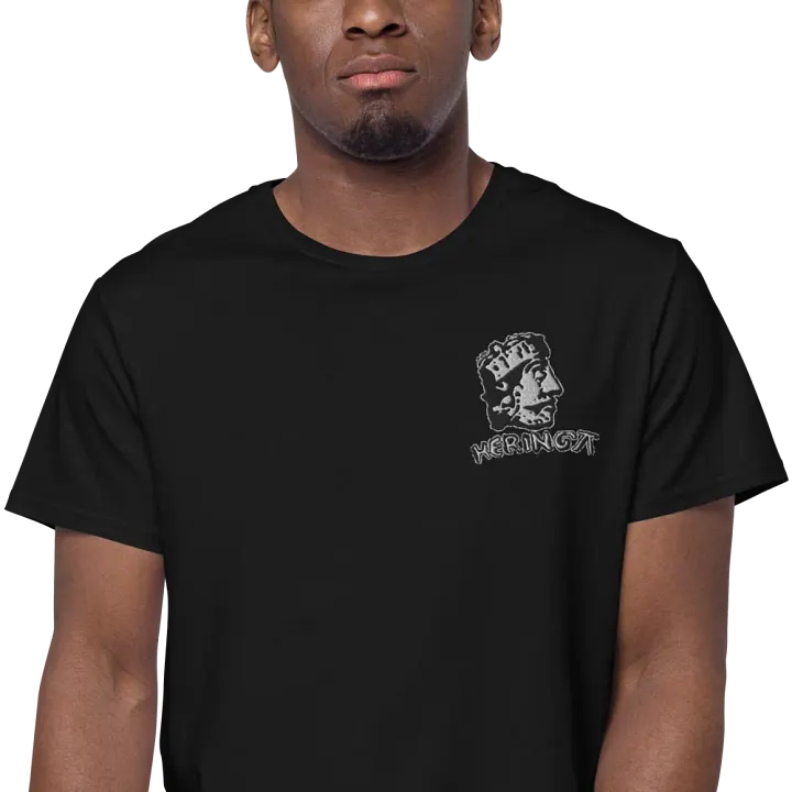 HERINGA LOGO EMBROIDERED PREMIUM COTTON T-SHIRT product image (2)