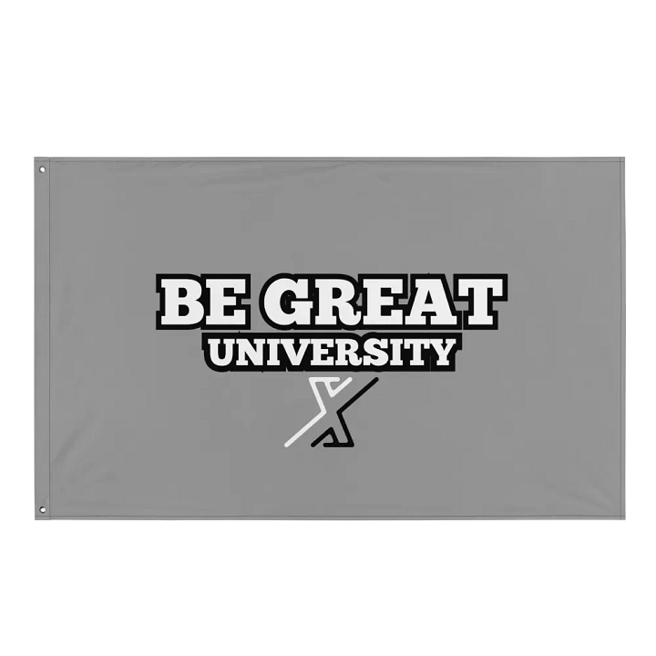 BE GREAT UNIVERSITY FLAG product image (1)
