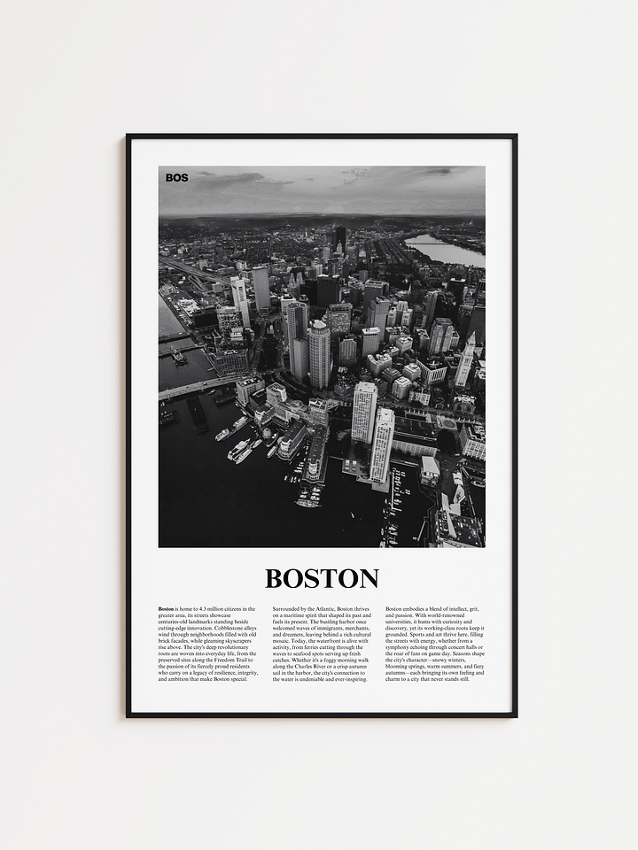 Boston 01 Newspaper Poster product image (1)