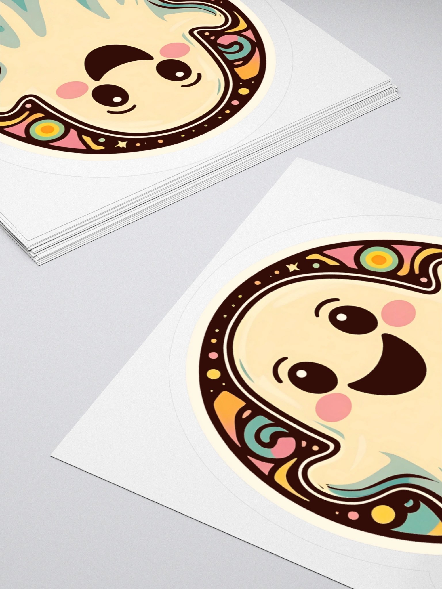 Whimsical Ghost Kiss Cut Stickers product image (10)