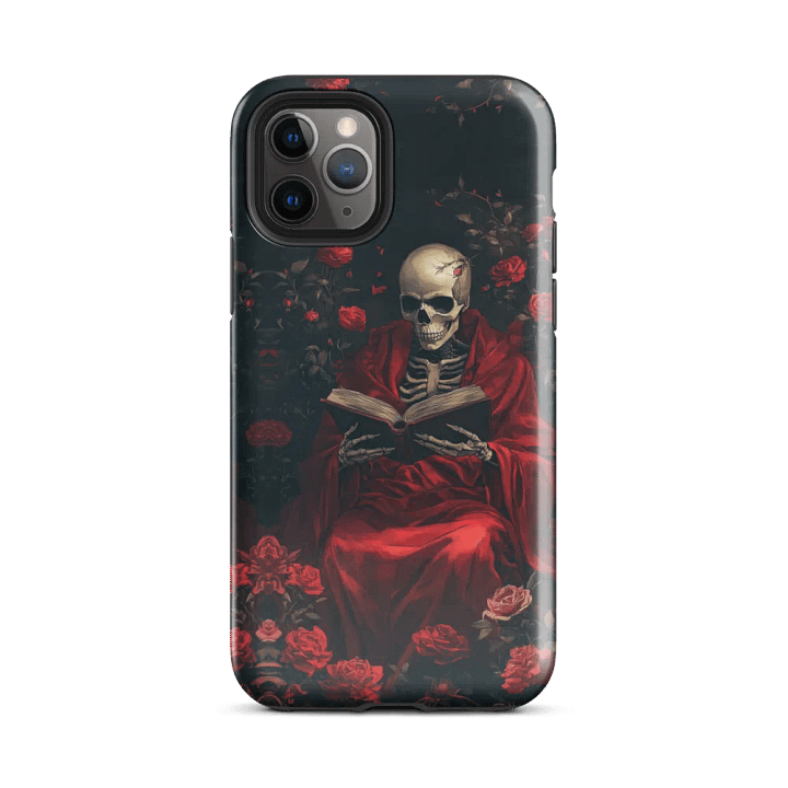Gothic Skull & Roses iPhone Case – Dark Aesthetic Protection product image (27)