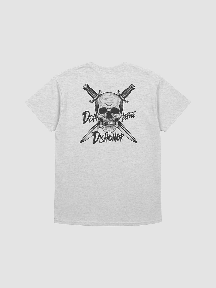 Death Before Dishonor Glow Skull And Blades T-shirt product image (17)