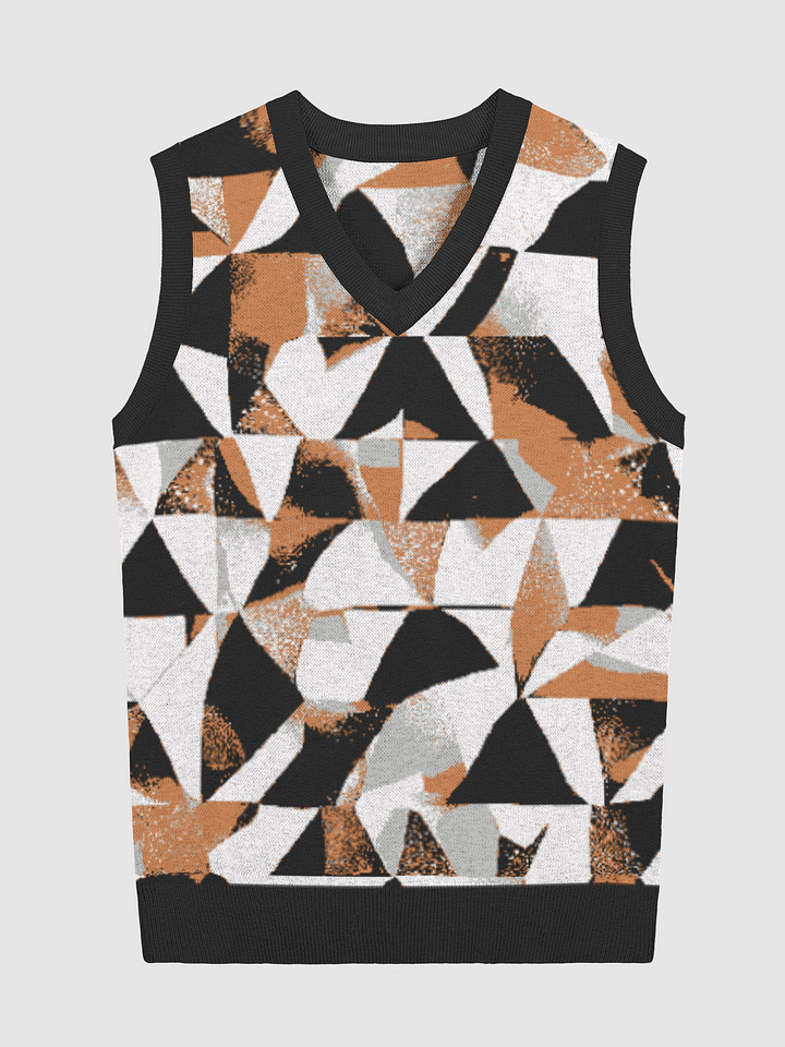 Geometric Elegance V-Neck Vest (Exclusive) product image (1)