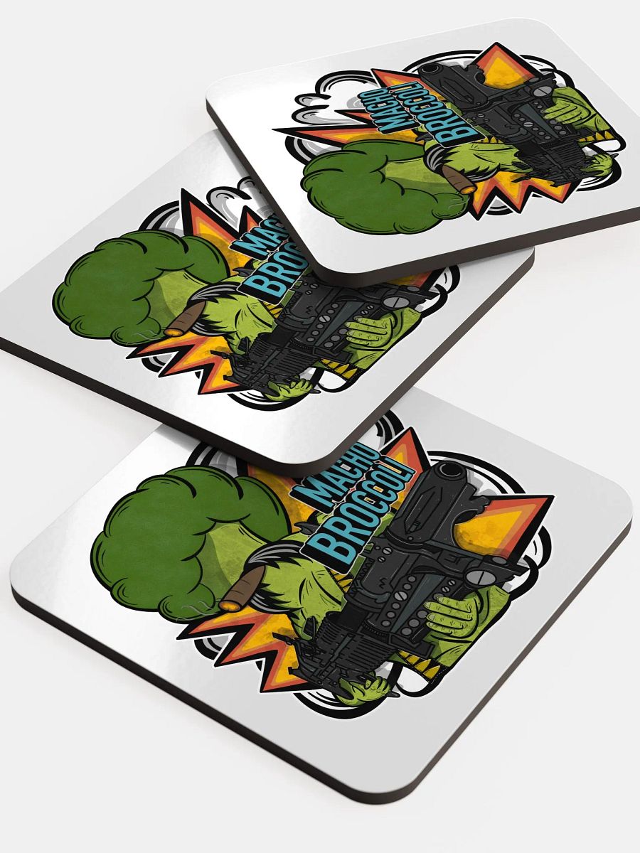 Macho Broccoli 2.0 Coasters product image (5)