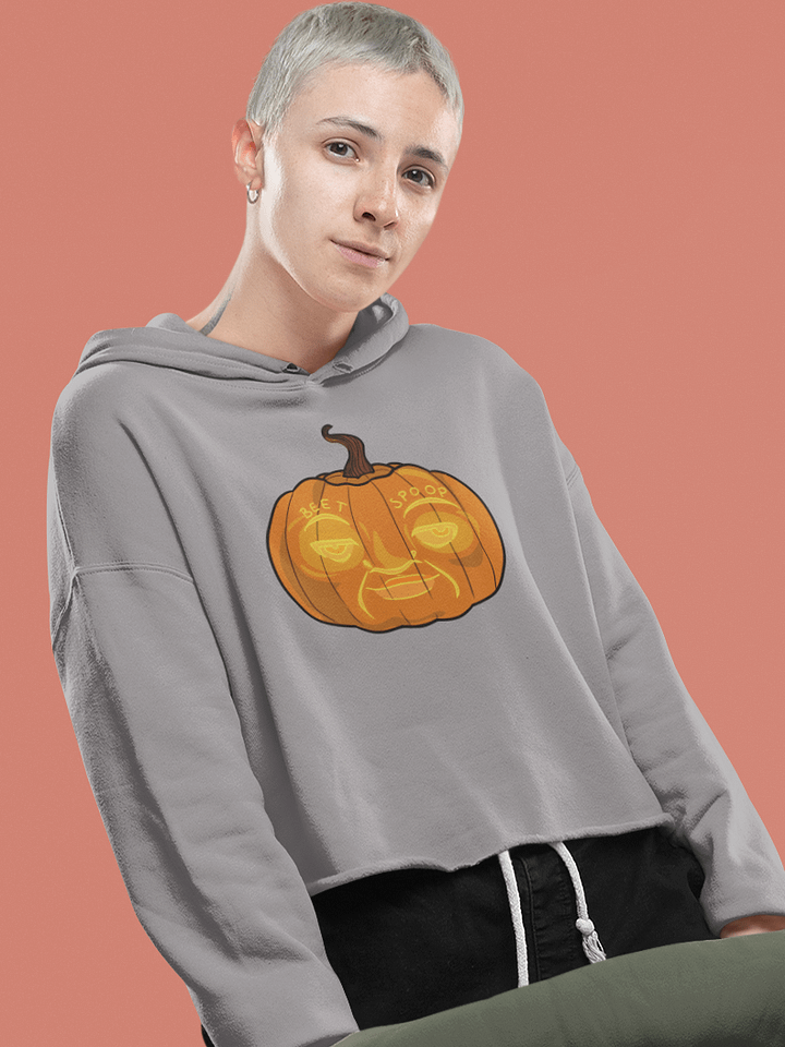 Beet Spoop crop hoodie product image (1)