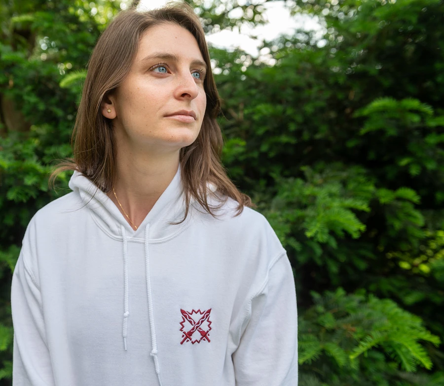 WolfeyVGC World Champ Cursive White Hoodie - Maroon product image (1)