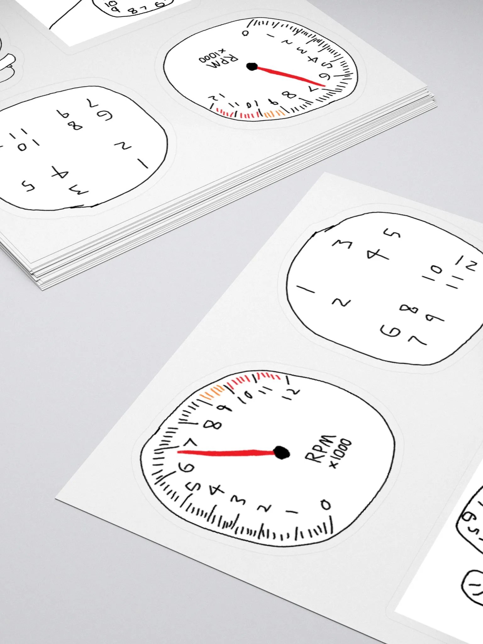 Tachometer, Loss, Sisyphus, Alarm Clock Stickers product image (4)