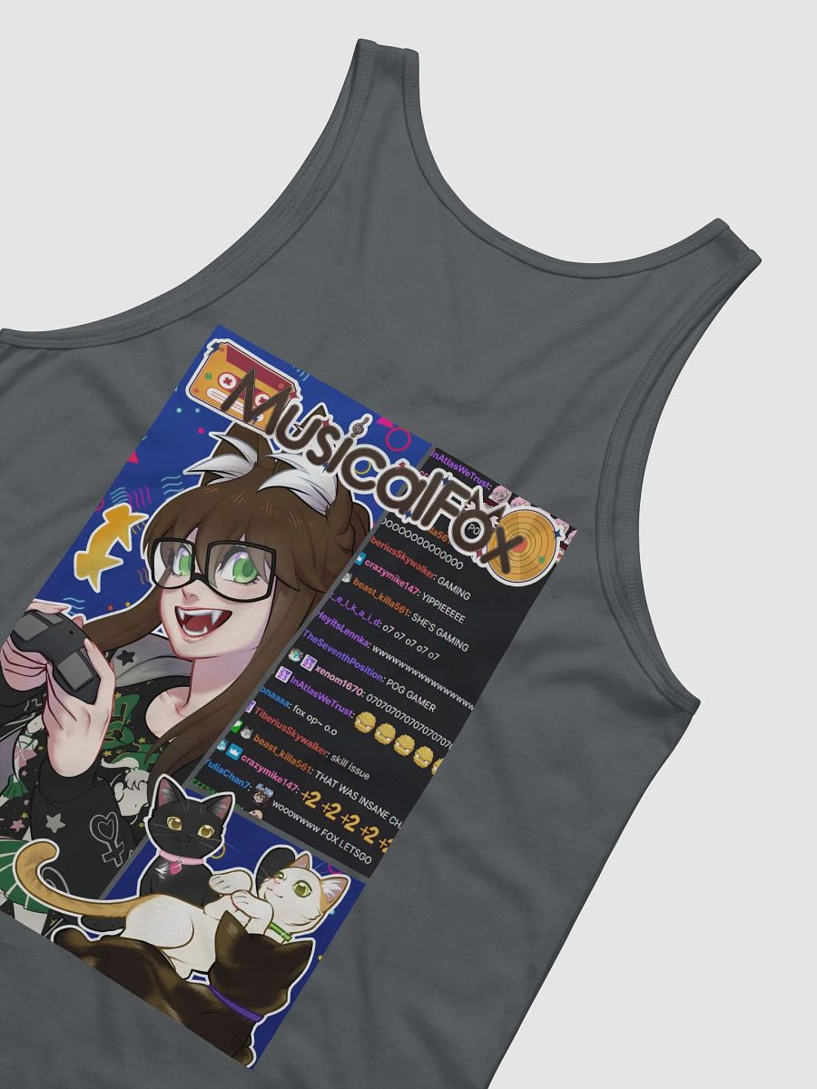 4 Year Streamversary Tank (Design on the back) product image (3)