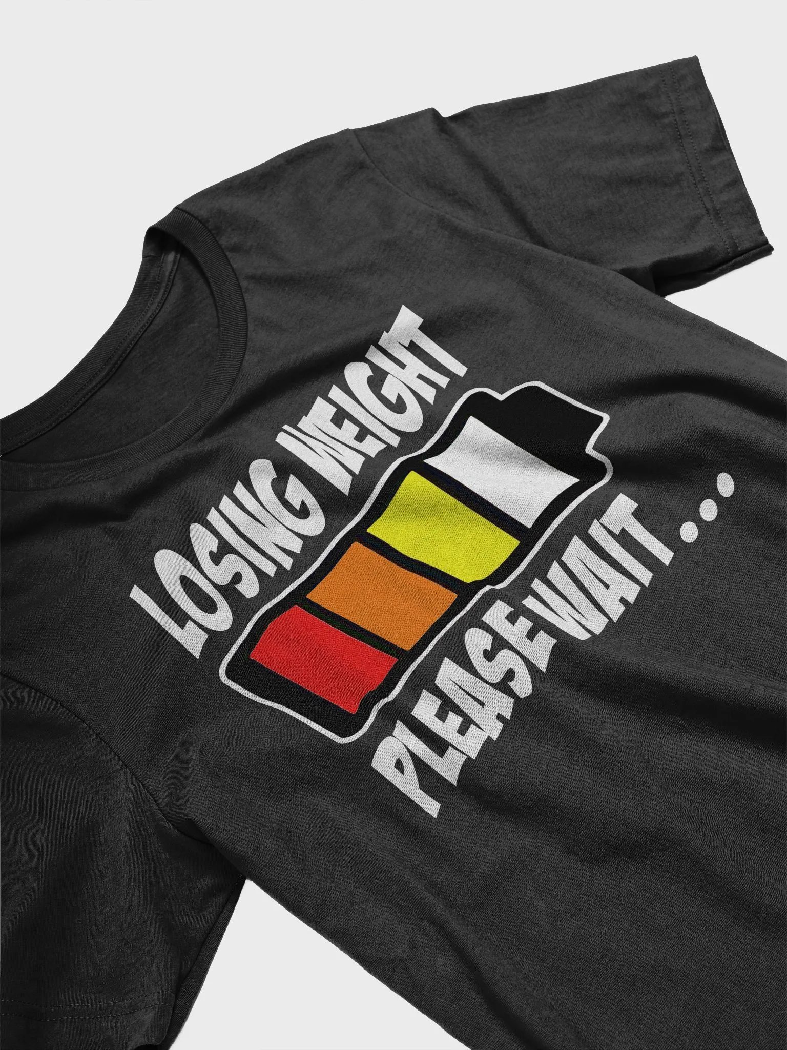 Losing Weight Please Wait Battery T-Shirt product image (13)
