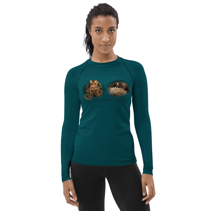 Coconut Octopus - Ocean Blue - Women's Rashguard product image (1)