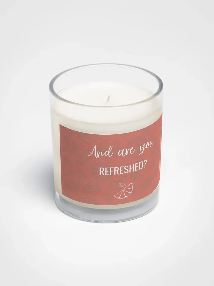 And Are You Refreshed? - Orange Candle product image (1)