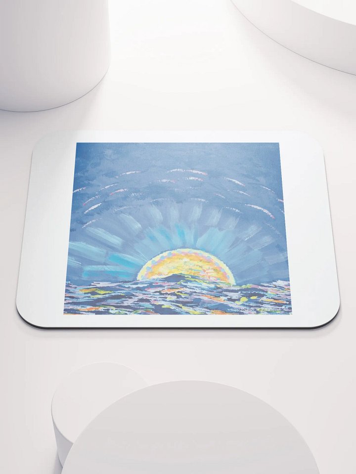 Seascape H 7.1″ x W 8.7" mouse pad product image (1)