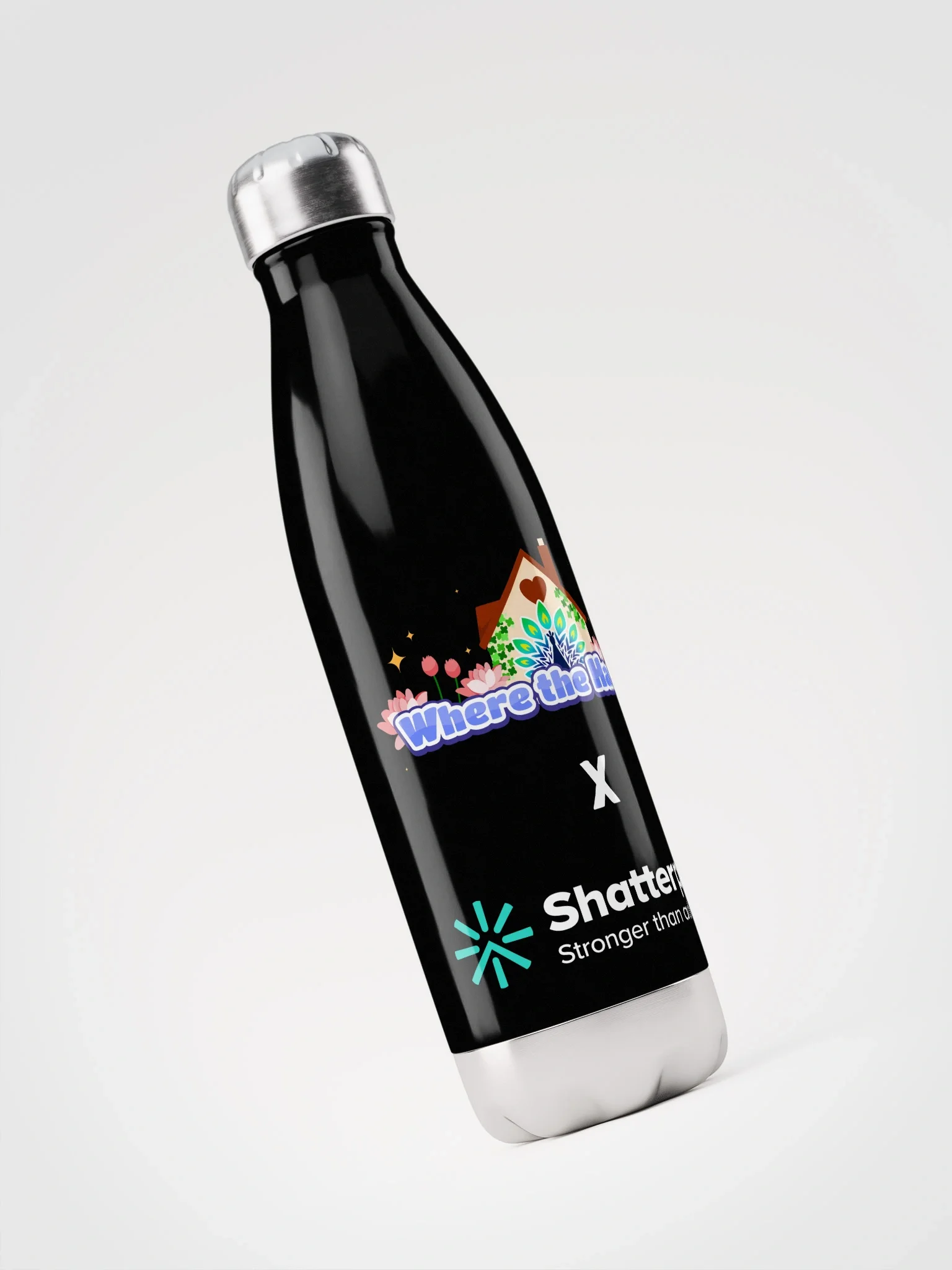 Lisa J Ketrick Memorial Annual Fundraiser Memento Water Bottle - Black product image (3)