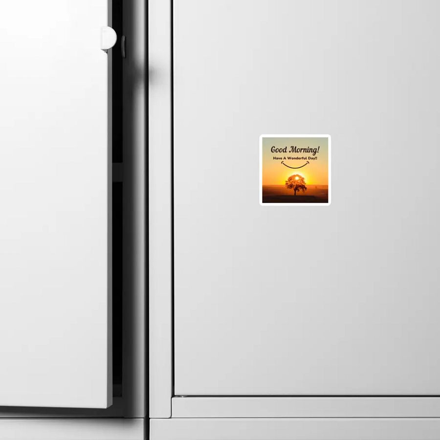 Smiling Sunrise Die-Cut Magnets product image (8)