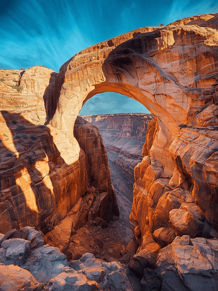 Canyon Glow: Framed Natural Arch Poster product image (1)