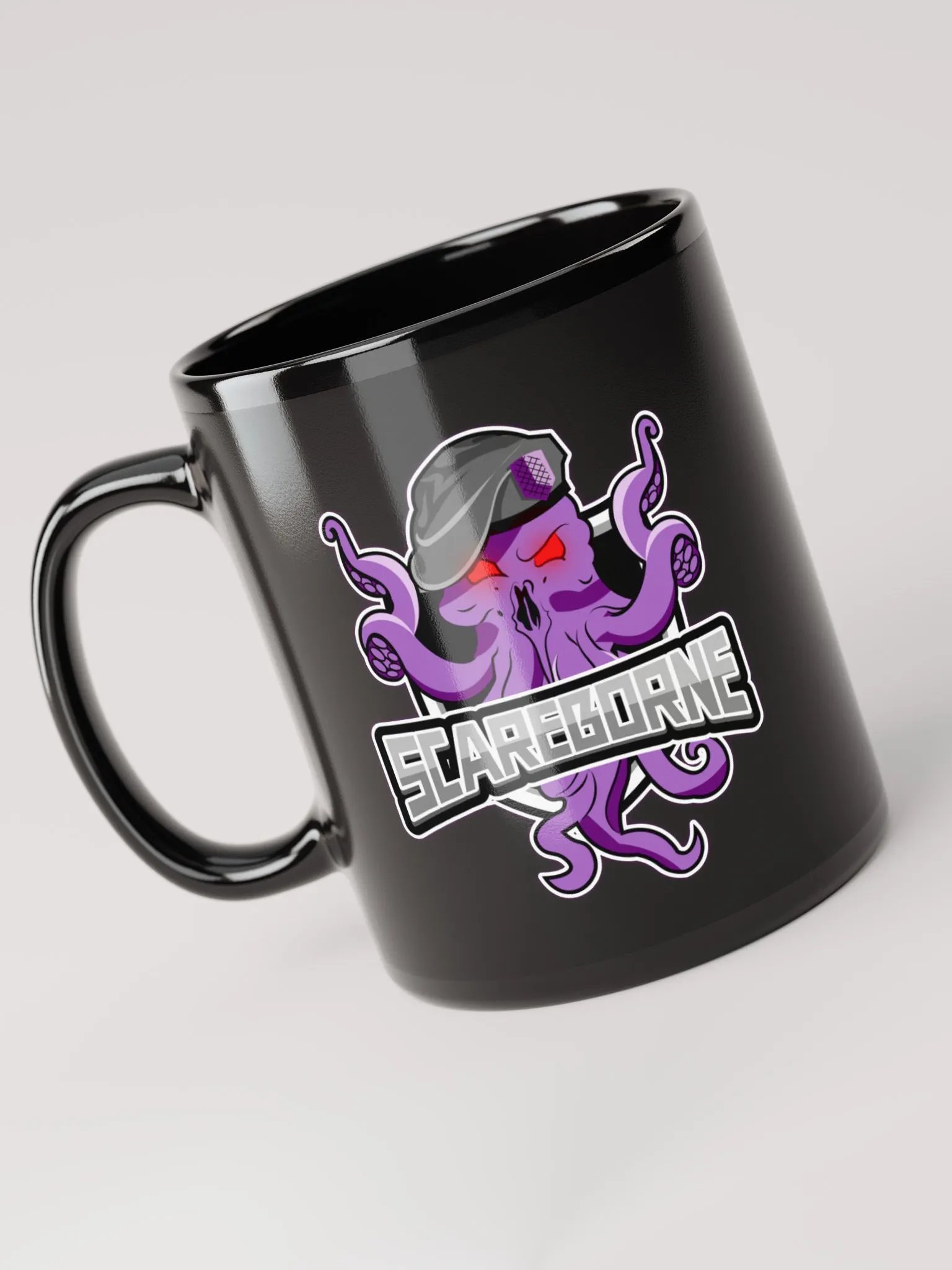 Right-Handed Logo Black Mug product image (3)