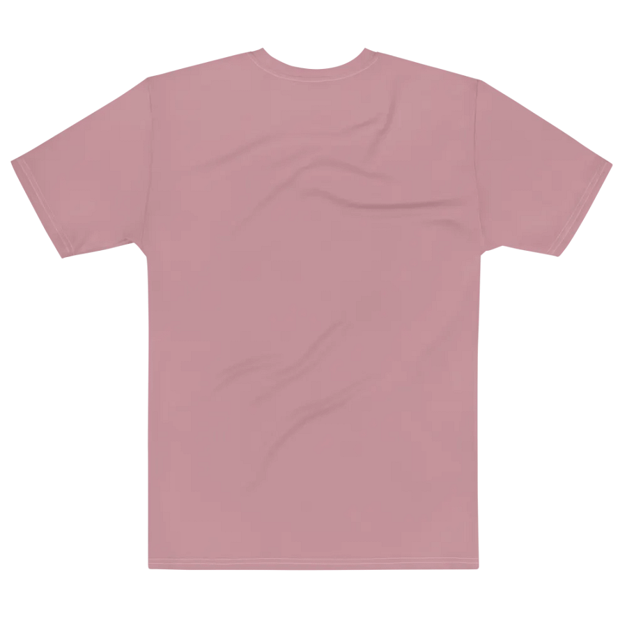 Plain Dusty Pink Soft Summer Men's Crewneck Polyester Heavyweight Premium T-Shirt by Treasure Pie product image (7)