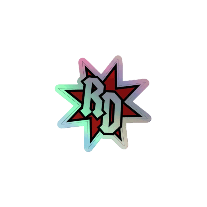 Rockin Dman Holographic Sticker product image (1)