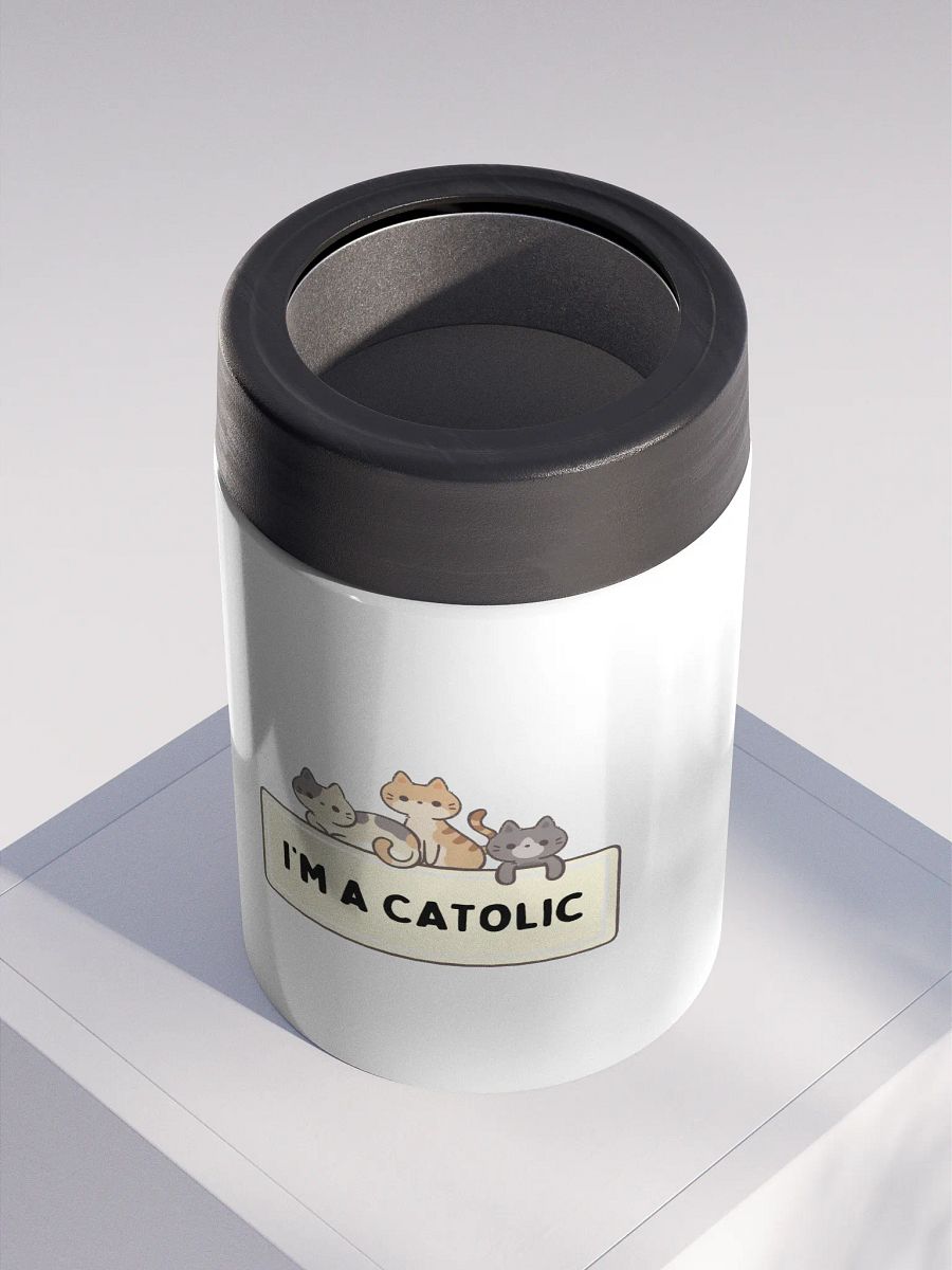 Catolic Cartoon Stainless Steel Koozie product image (2)