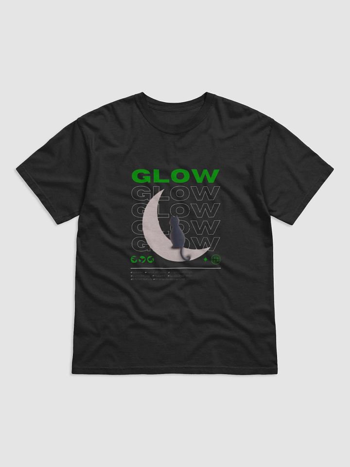 Cat Moon Glow T-shirt product image (1)