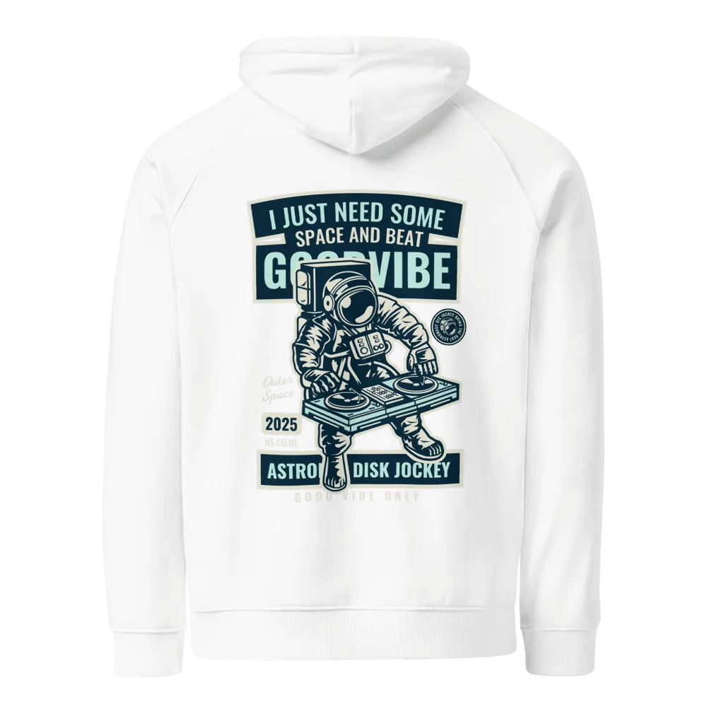 Sleek Blue Ribbon Eco Hoodie product image (2)