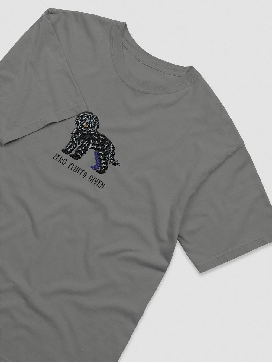 Zero Fluffs Given T-Shirt(Embroidered) of a Cockapoo(Black) product image (16)