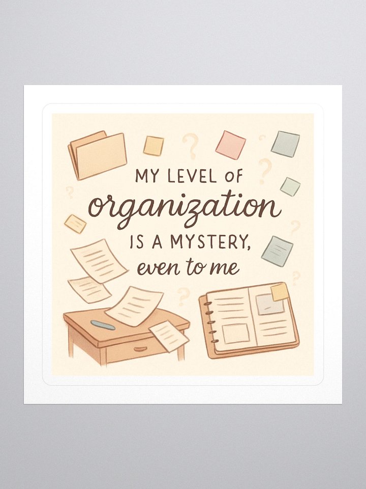 Mystery Organization Kiss Cut Stickers product image (1)