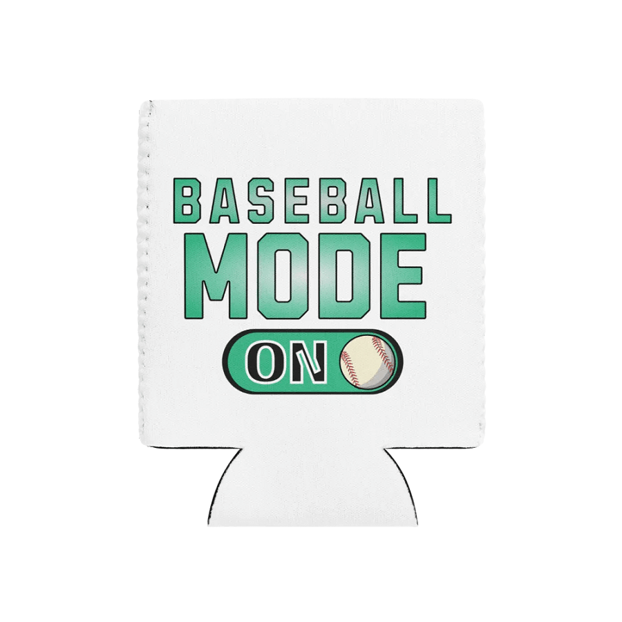 Baseball Mode On Can Cooler product image (1)