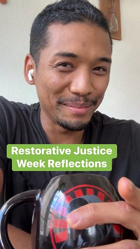 Restorative Conflict Resolution is important, but what are the conditions in which those conflicts are being held, and how ar...