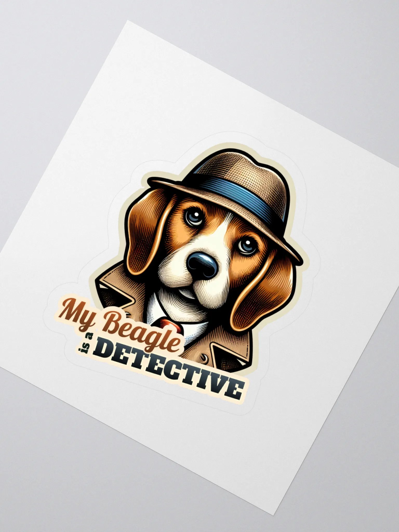Beagle Detective - Sticker product image (2)