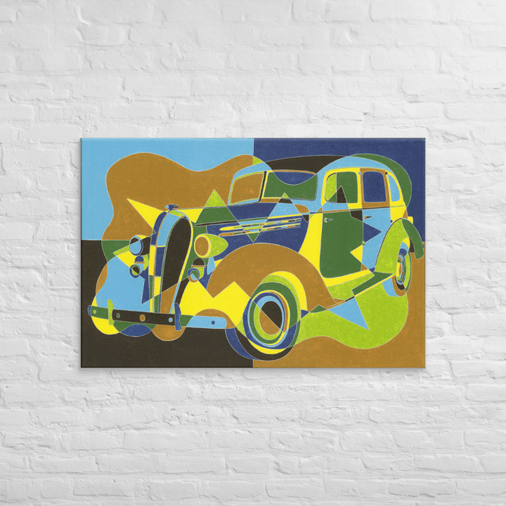 Will & Nellie's Ride ('36 Hudson Terraplane) on Canvas (32" x 48") product image (3)