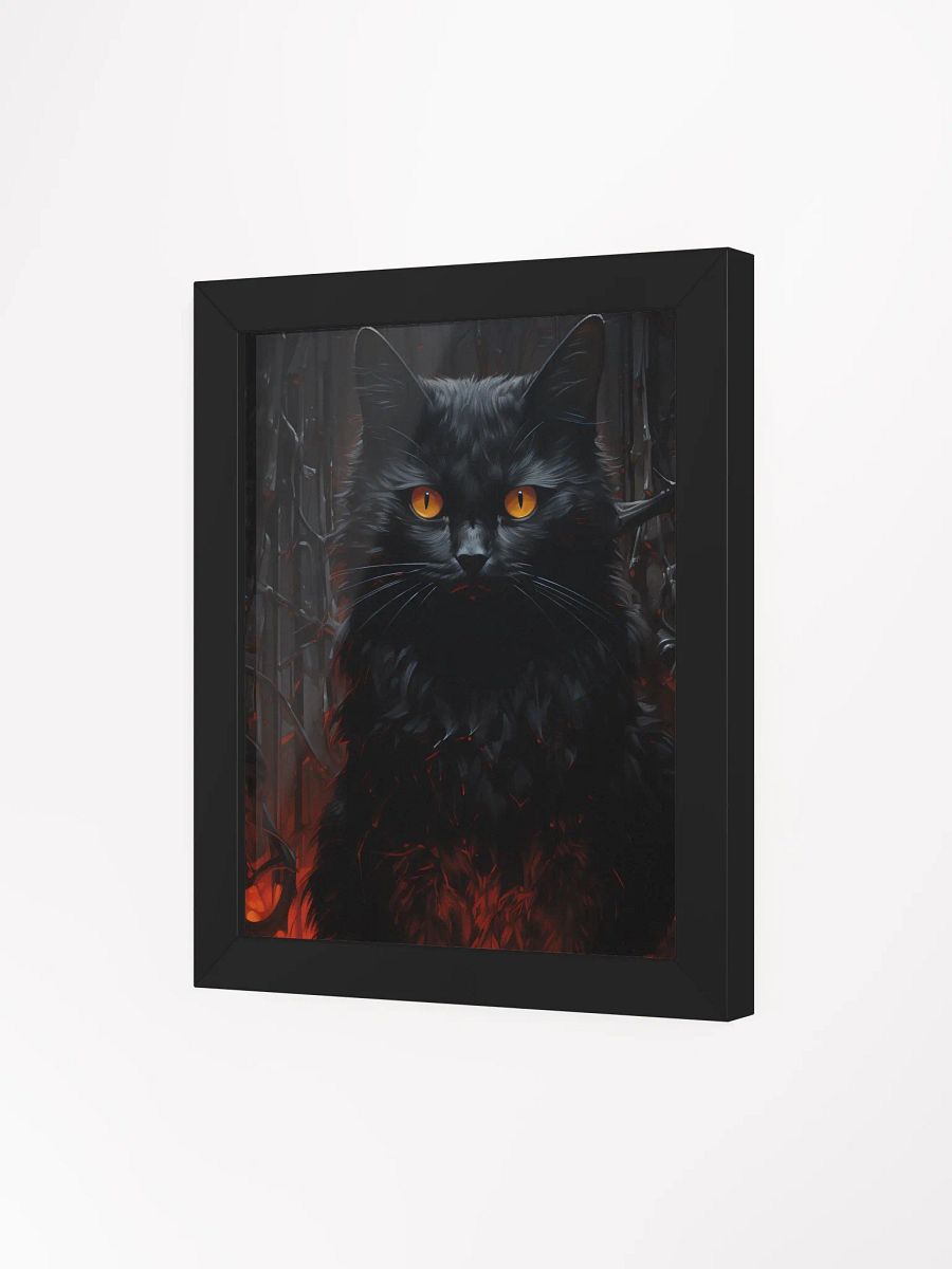 Mystical Gaze - Framed Matte Cat Poster product image (3)