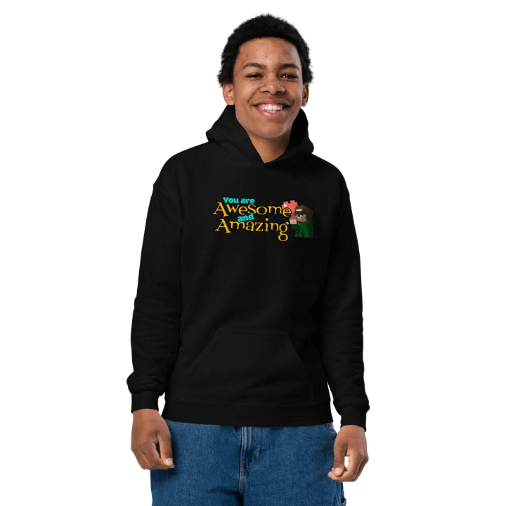 Awesome and Amazing Youth Hoodie product image (2)