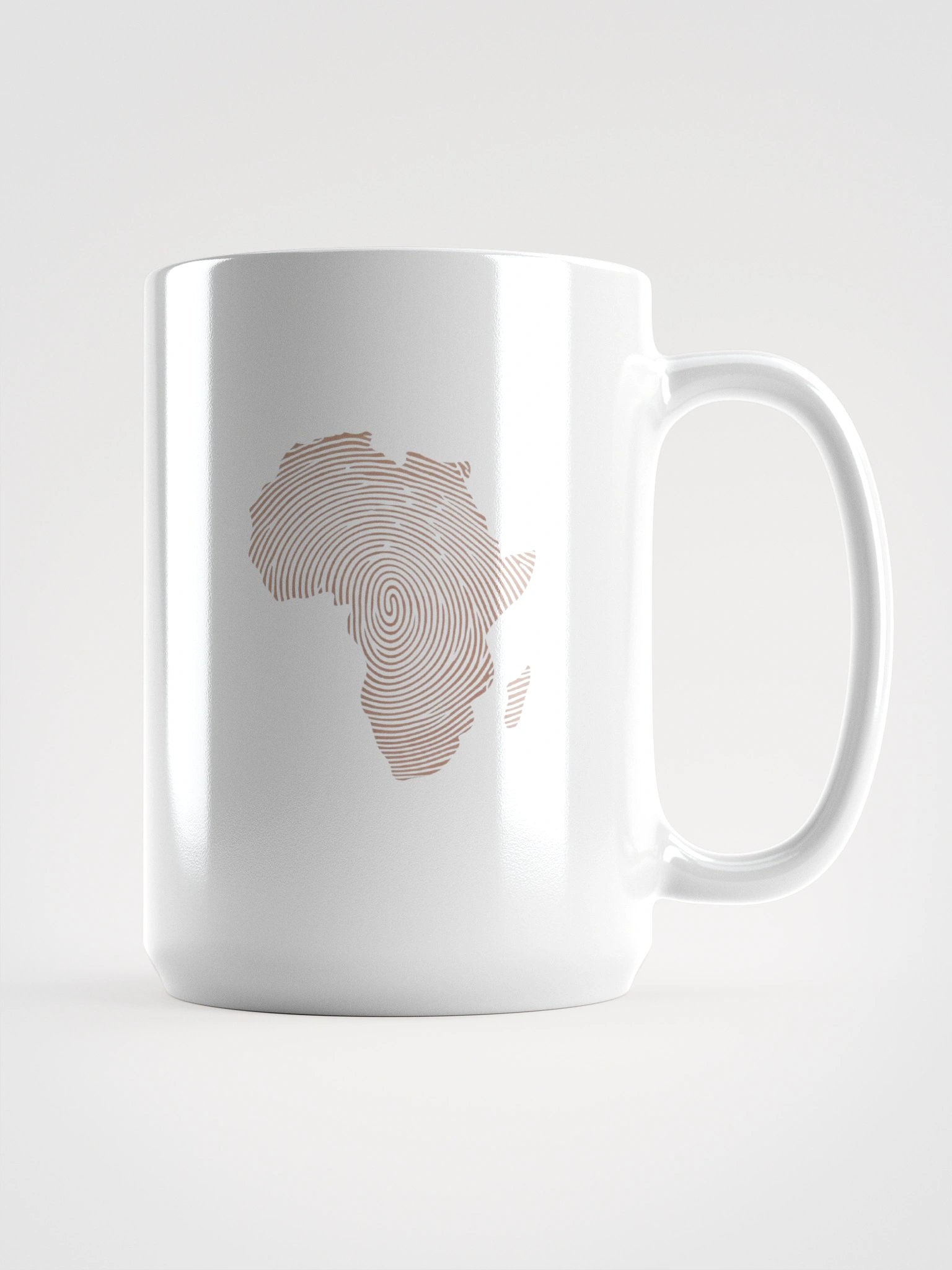 Melanin Shades Africa Map Africa DNA Fingerprint Mug product image (1)