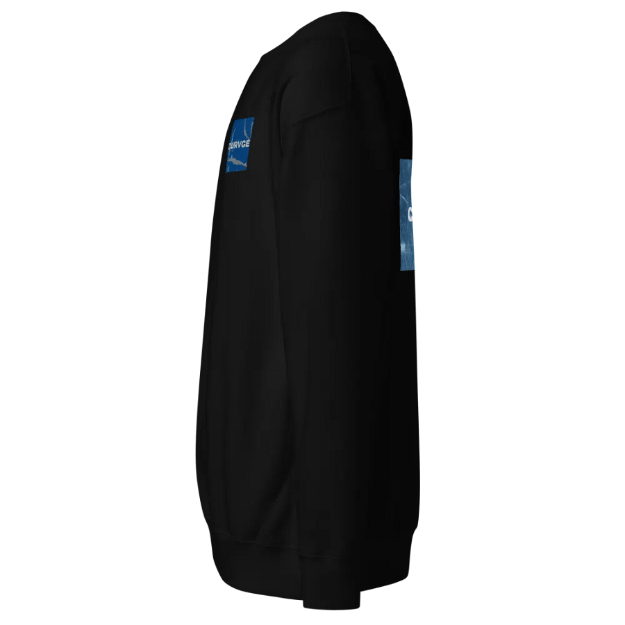 COURVGE Bold Blue Sweatshirt product image (3)