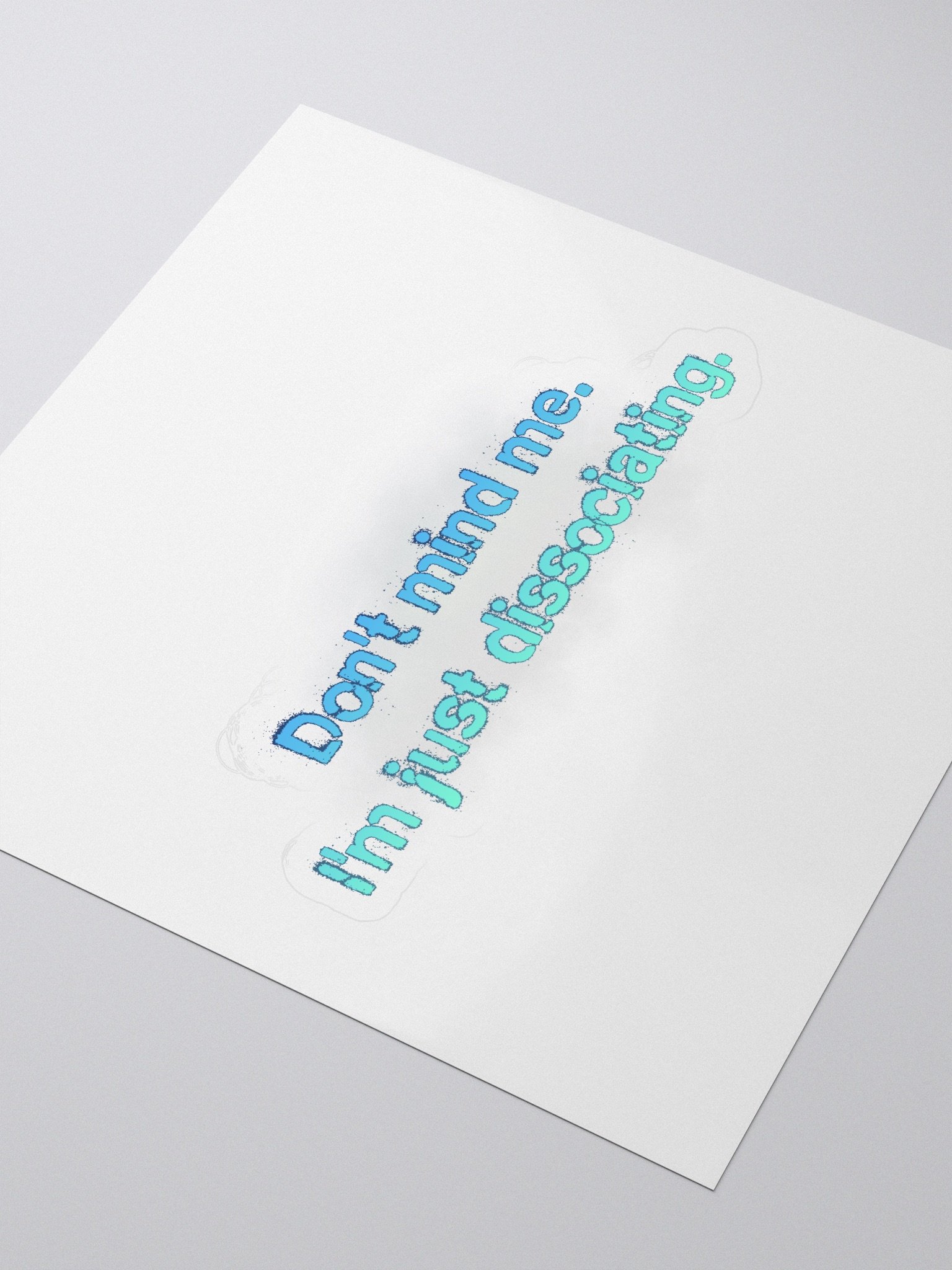 Don't Mind Me - Kiss-Cut sticker product image (3)