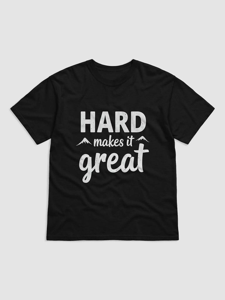Tom Hanks Inspired 'The Hard Is What Makes It Great' T-Shirt – Empower Your Journey with the Wisdom of Jimmy Dugan from A League of Their Own product image (1)