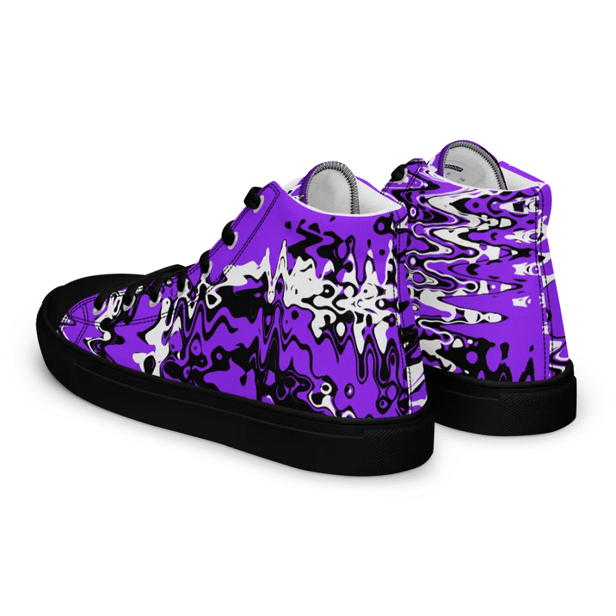 Cyberpurple high top canvas shoes (womens) product image (4)