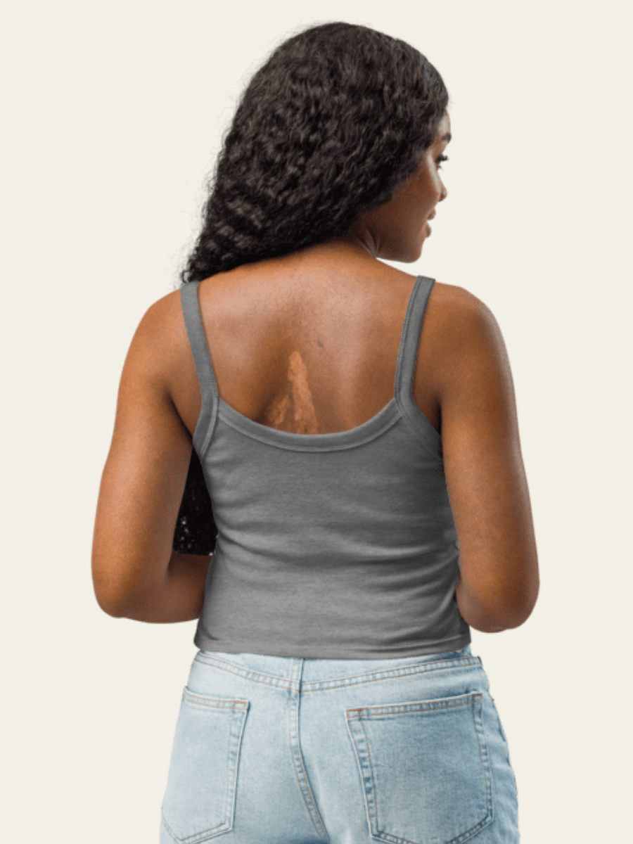 Ribbed Starfish Tank Top - Dark Gray product image (2)