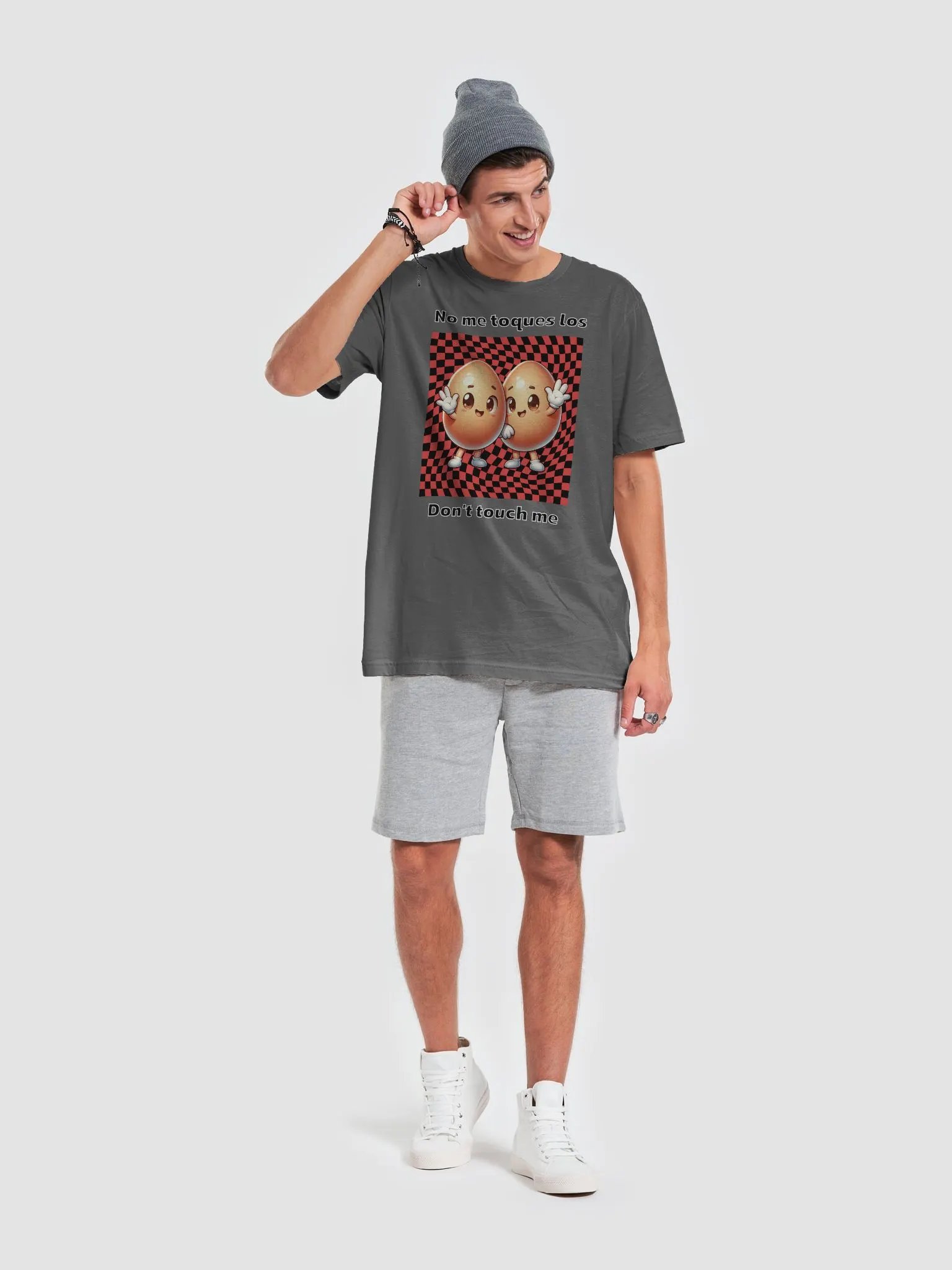 Dont Touch Me Eggstraordinary Waving Eggs T-Shirt product image (4)