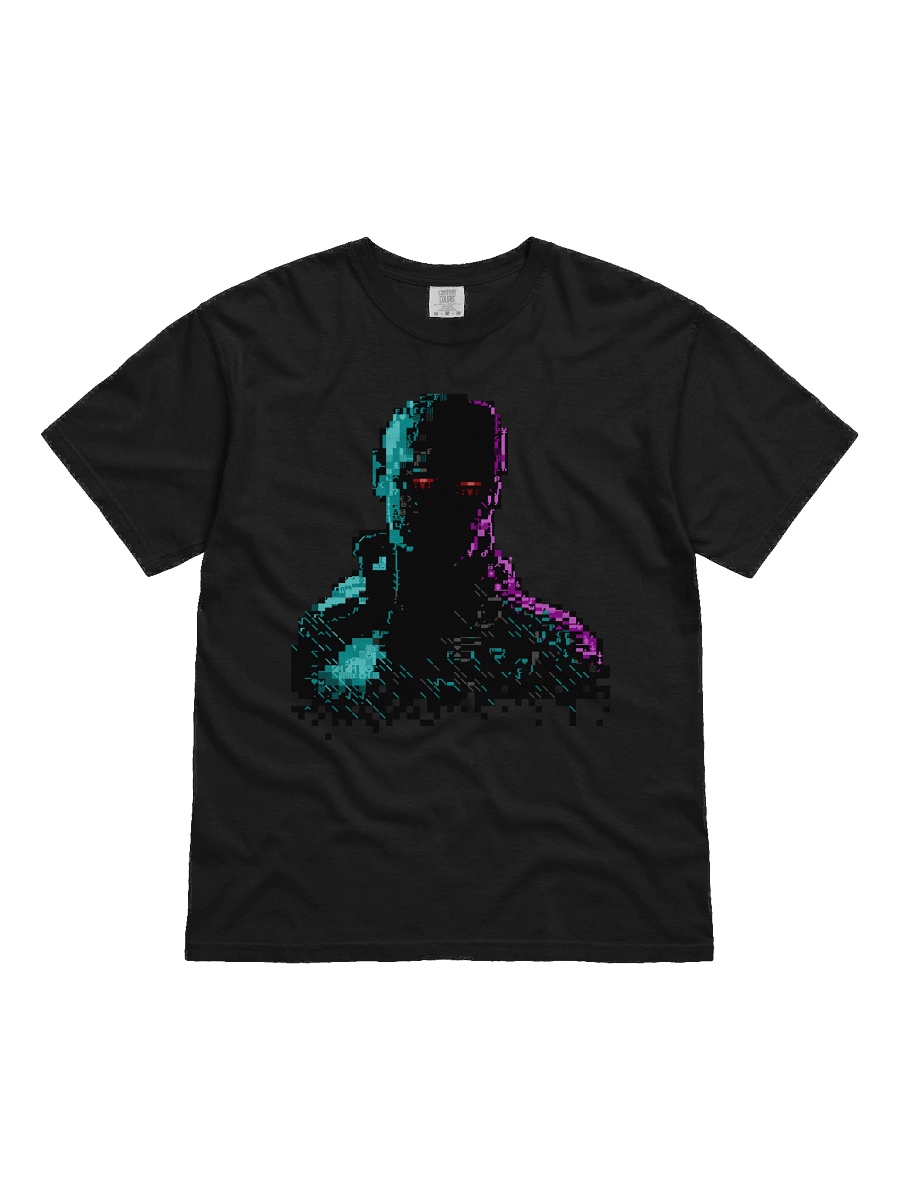 Ghost in the Wires ASCII Art T-Shirt product image (2)