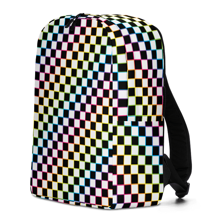 Rainbow Checkered Backpack product image (2)