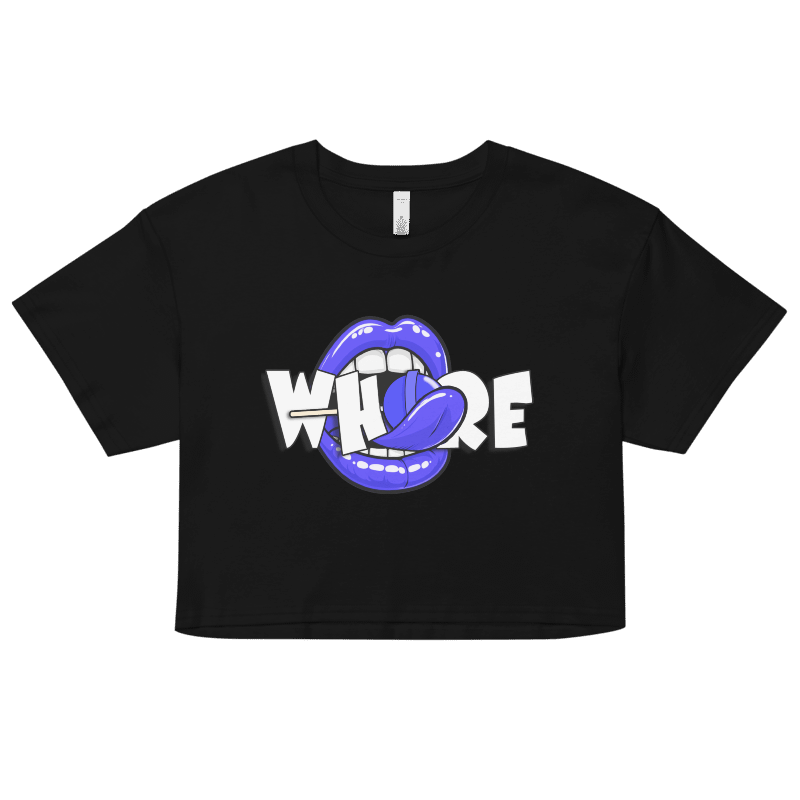WHxRE BLUE LIPS CROPTOP product image (1)