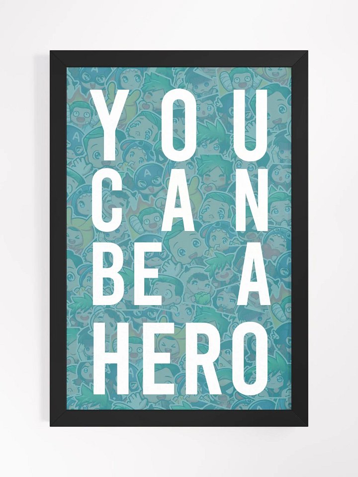 HERO - Framed Print product image (2)