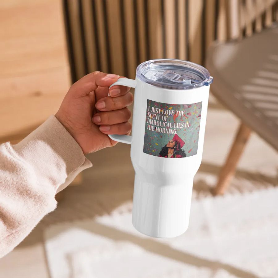 Diabolical Lies Grad 4 Travel Mug With Handle product image (5)